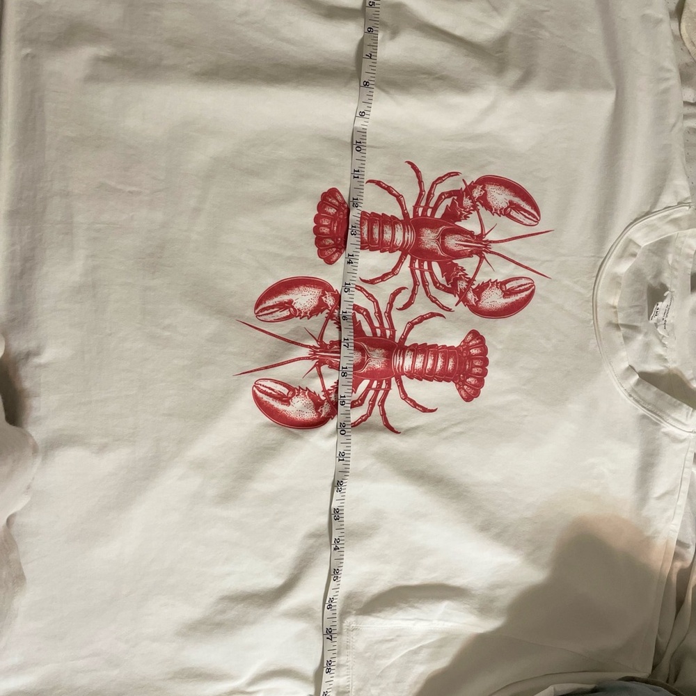 Chic Soul White Lobster vintage Oversized Tee NWOT out of stock online size 3XL - Picture 6 of 7